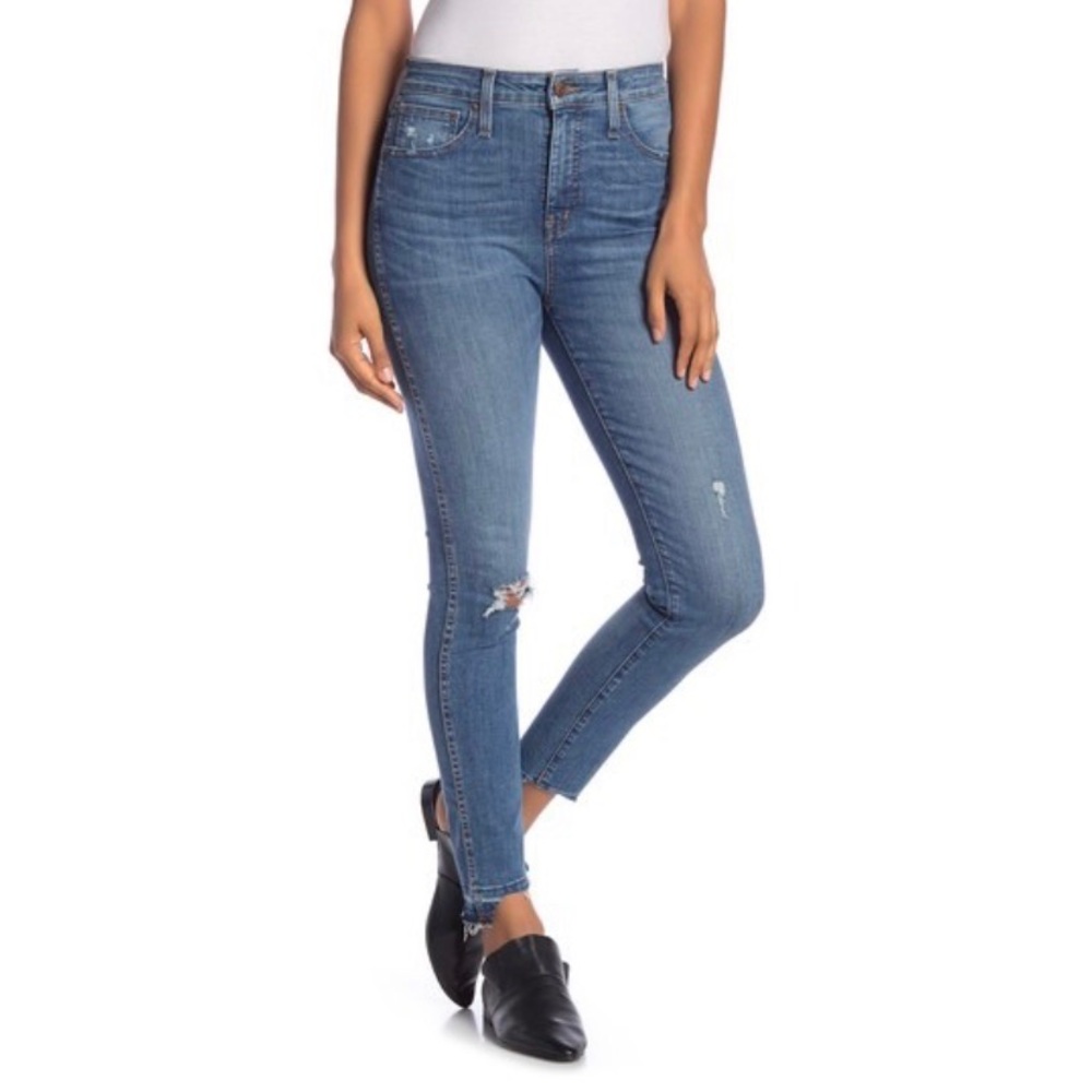 Madewell Curvy High-Rise Skinny Jeans Drop Hem 23